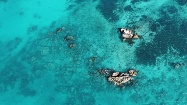 Aerial view, Seychelles