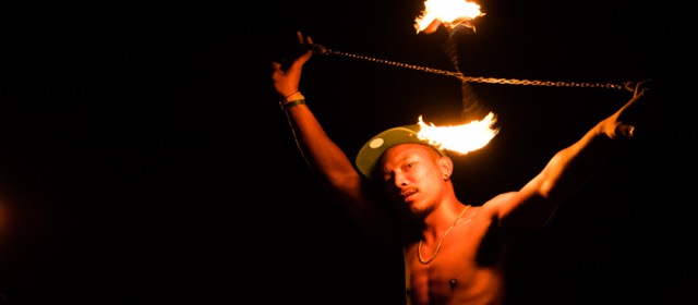 Fire dancer